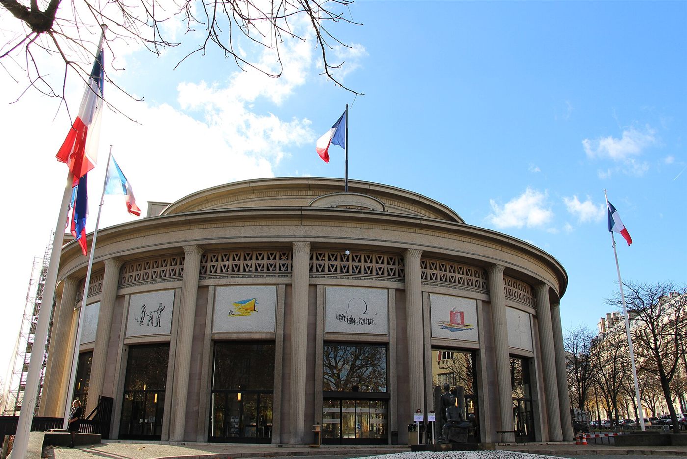 La rotonde du Palais d'Iéna, siège du Conseil économique, social et environnemental, à Paris